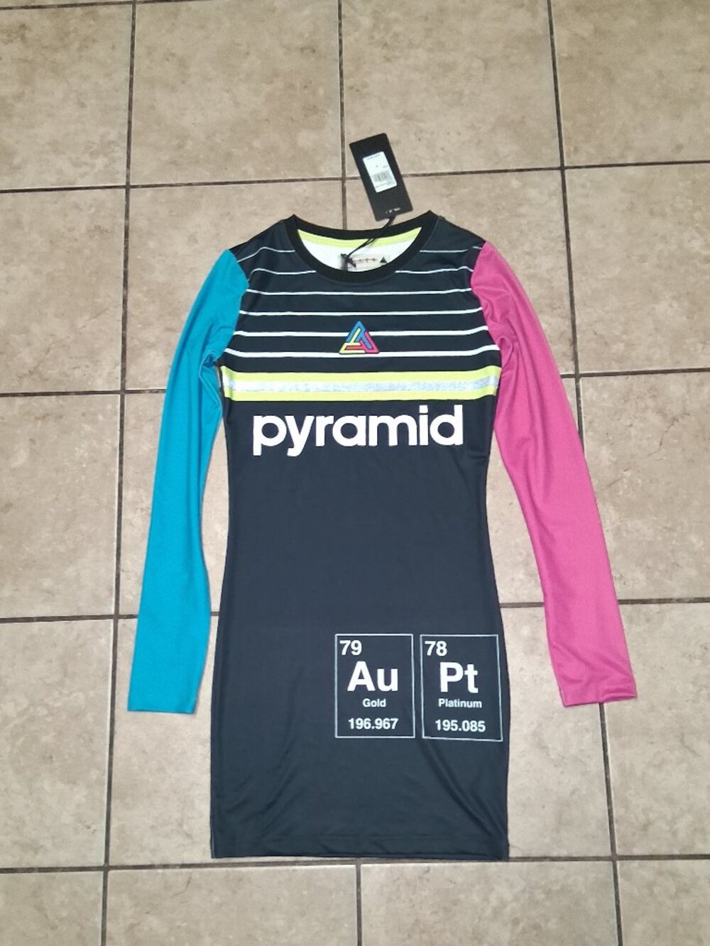 Black Pyramid Dress NWT